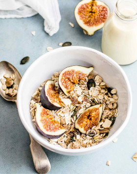 Overnight oats with figs and honey recipe Overnight oats with figs and honey recipe